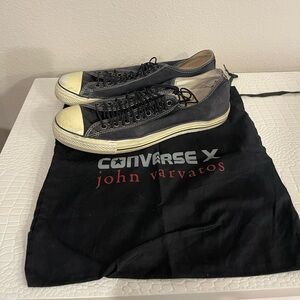 **SOLD** John Varvatos Converse multi eyelets Black Chuck Taylor Allstars